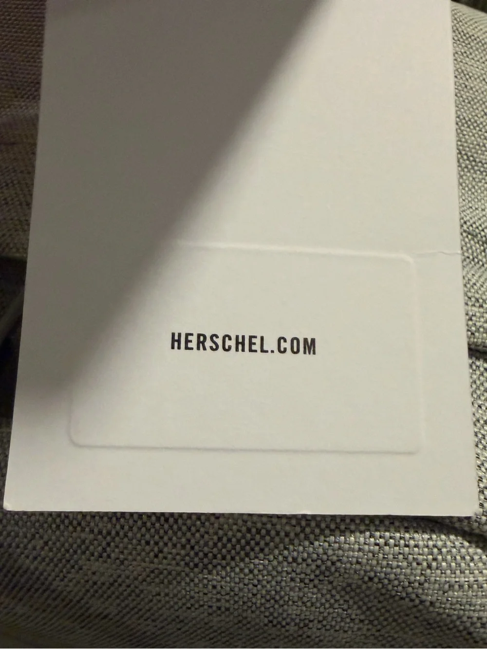 NWT🏷️ Herschel Supply Co. Heritage Backpack – Light Grey Crosshatch (21.5L)
